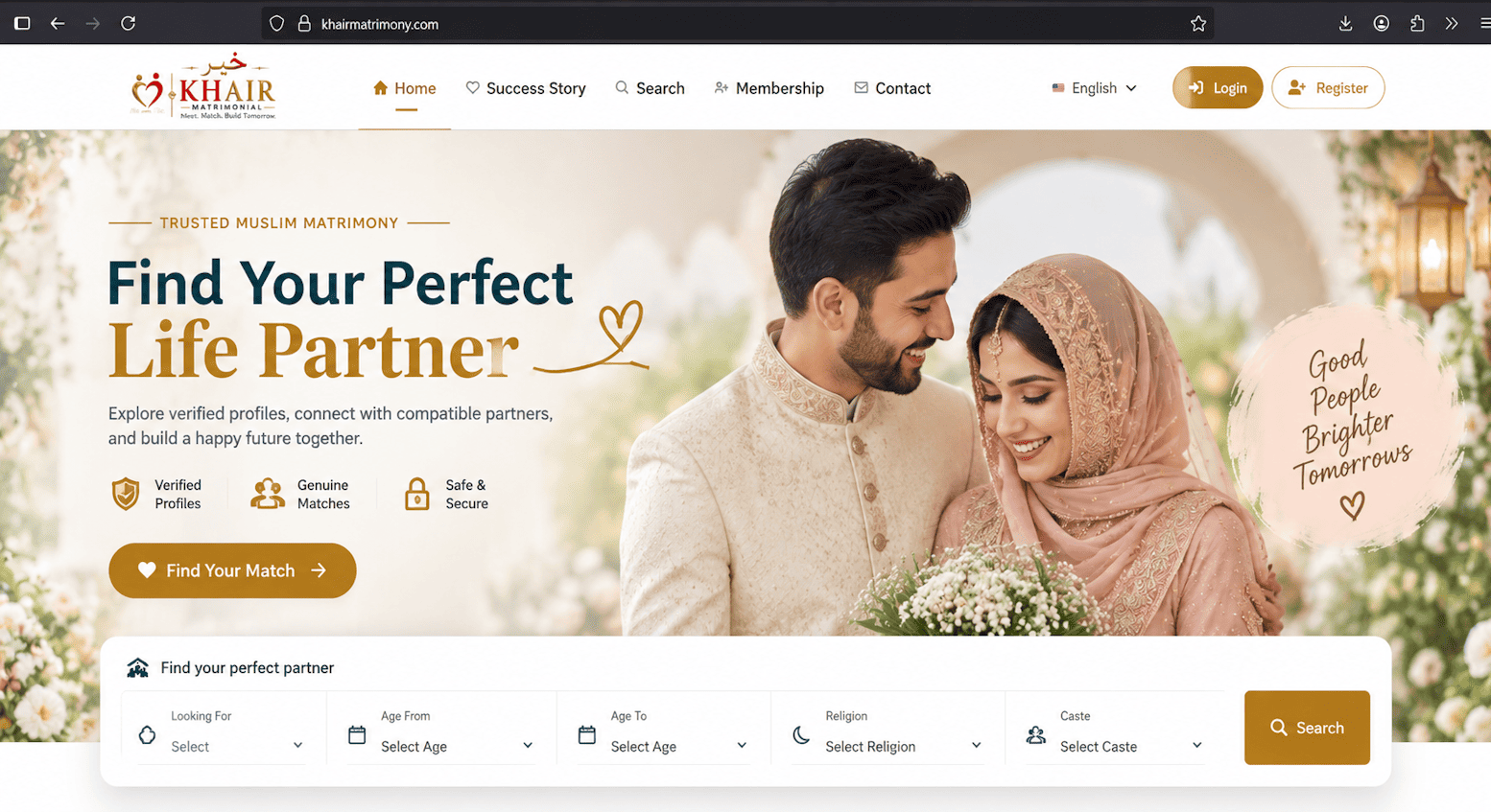 Khair Matrimony Muslim Matrimonial Platform USA Egypt Qatar UAE