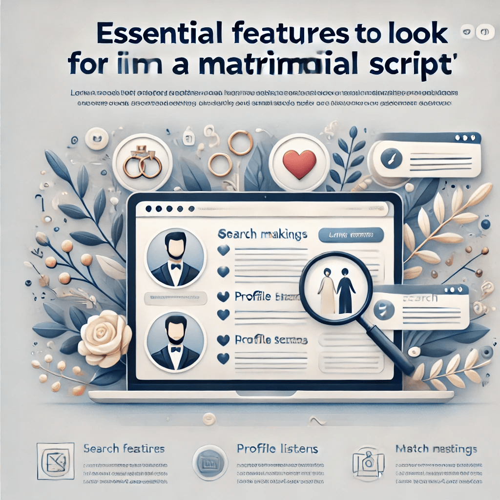 Essential Features to Look for in a Matrimonial Script