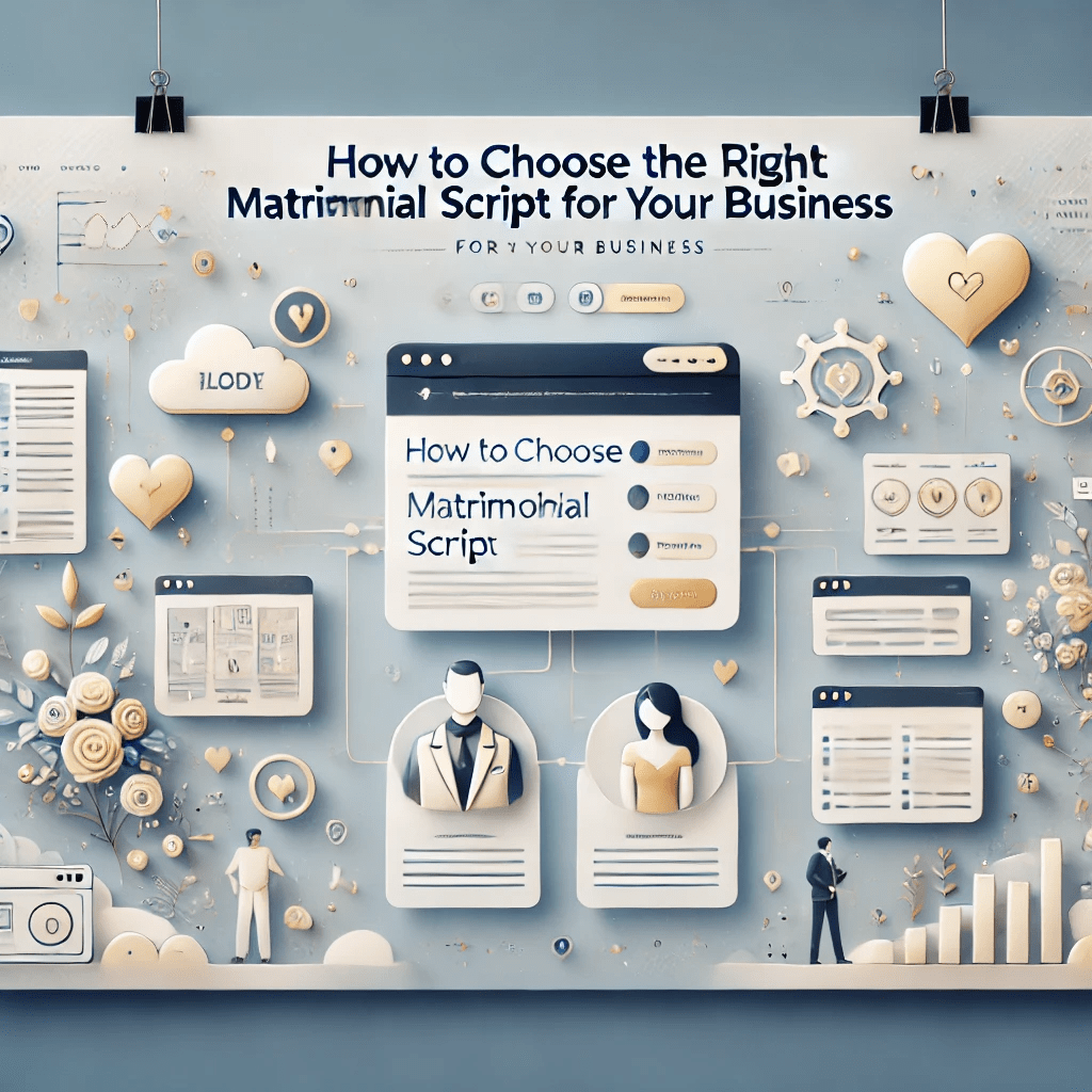 How to Choose the Right Matrimonial Script for Your Business