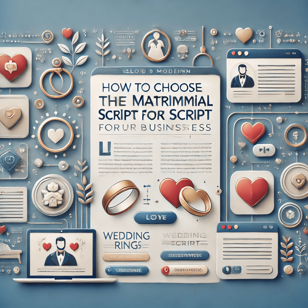 Why Use a Customizable Matrimonial Script for Your Online Matrimony Platform
