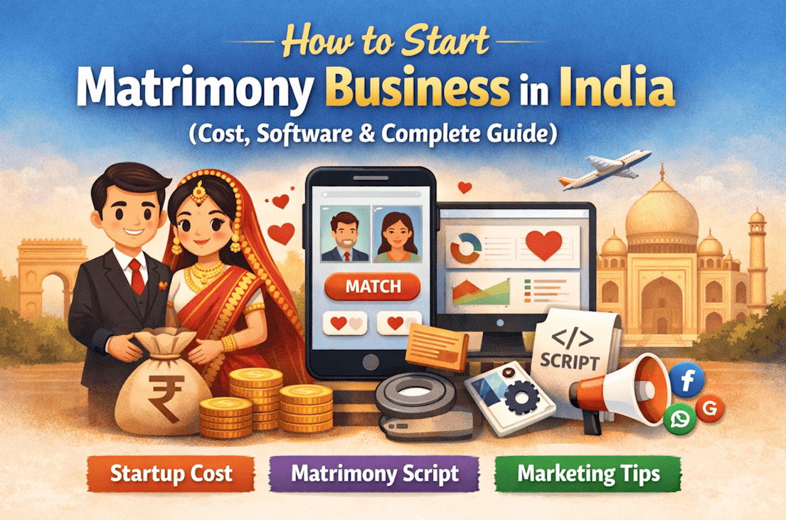 Matrimony Business Cost & Setup Guide in India