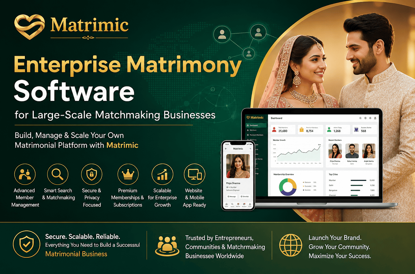 Matrimony Software for Large-Scale Matchmaking