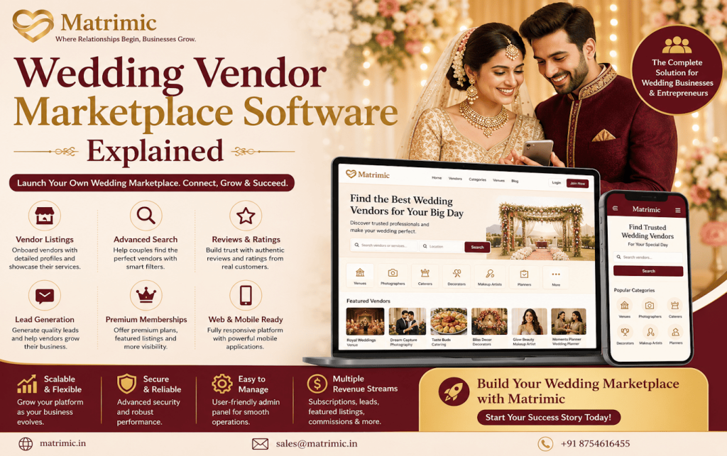 Wedding Vendor Marketplace Software